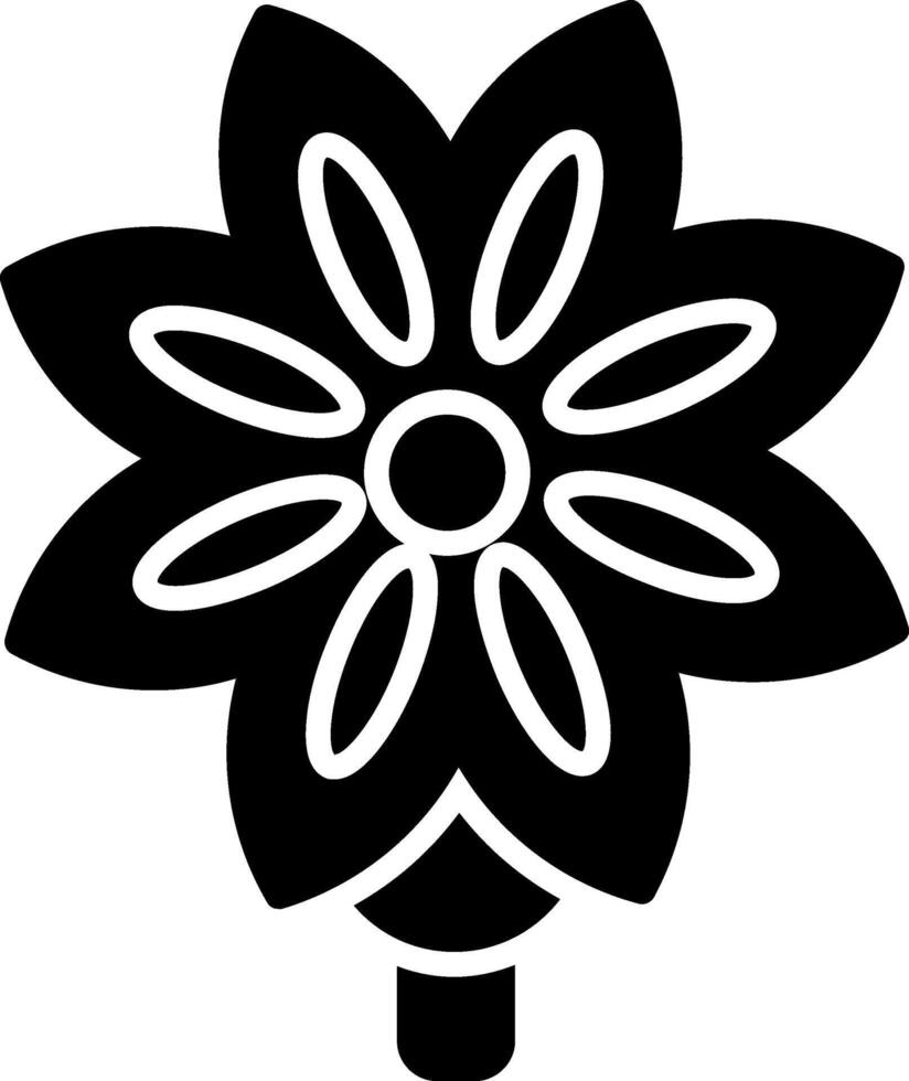 Anise Glyph Icon vector