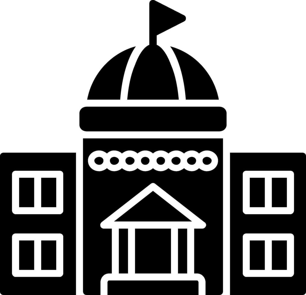 Government Glyph Icon vector