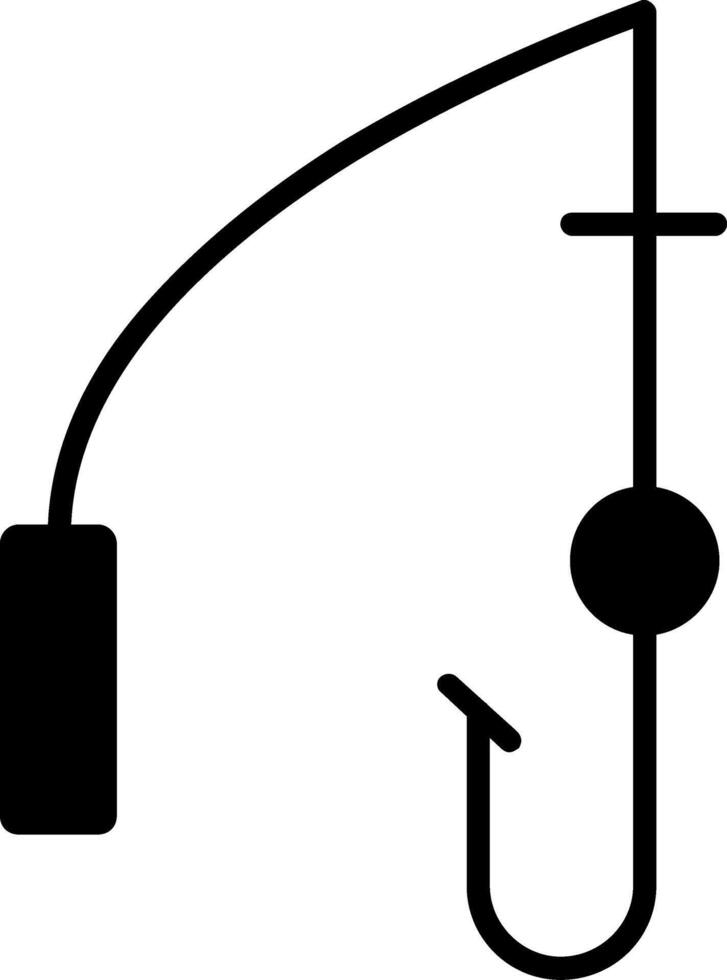 Rod Glyph Icon vector