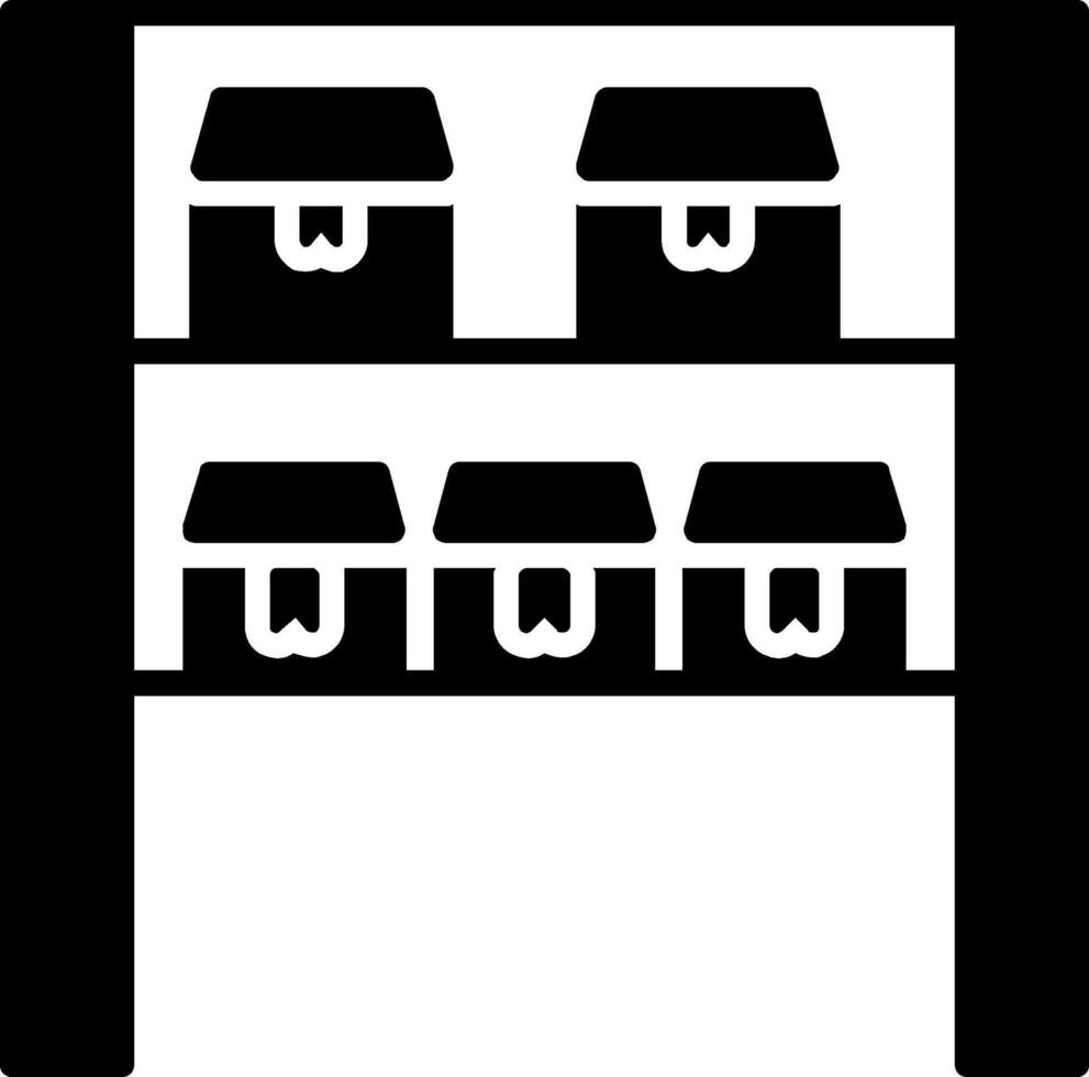 Storage Glyph Icon vector