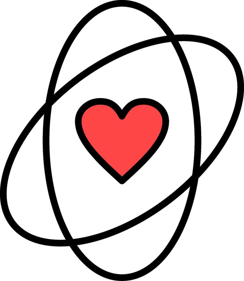 Values Line Filled Icon vector