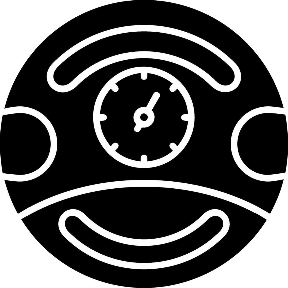 Gauge Glyph Icon vector