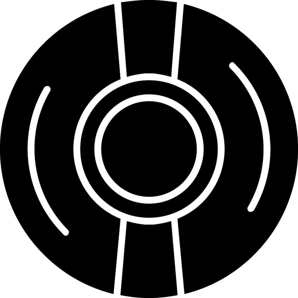Cd Glyph Icon vector