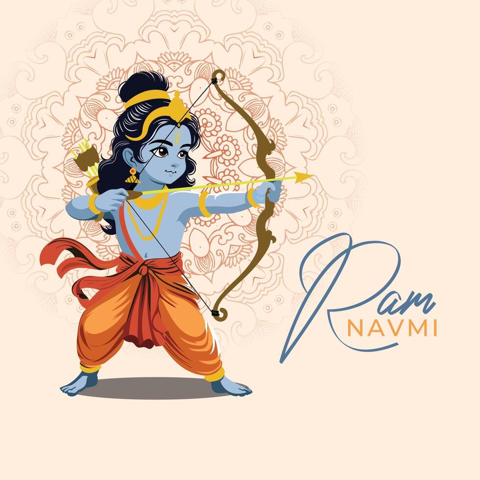 ram navmi background vector