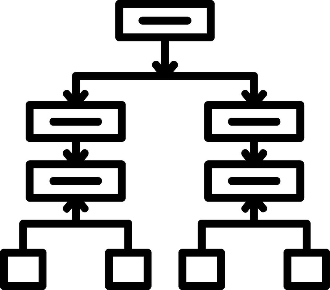 Timeline Line Icon vector
