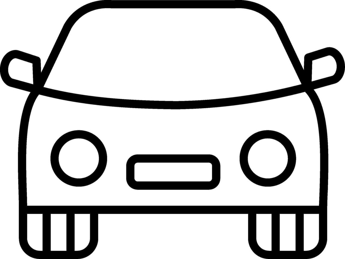 Car Line Icon vector