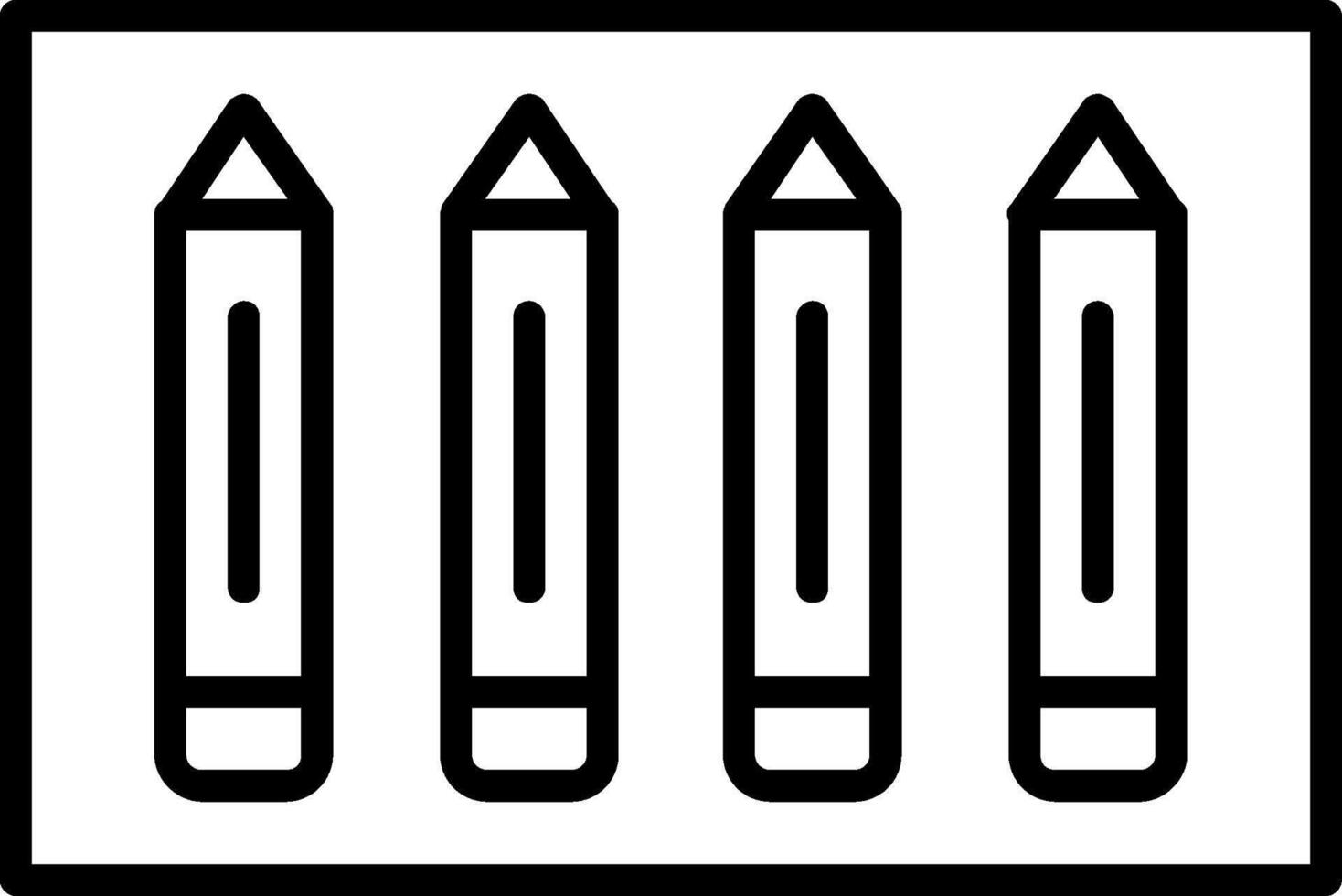 Pencil Line Icon vector