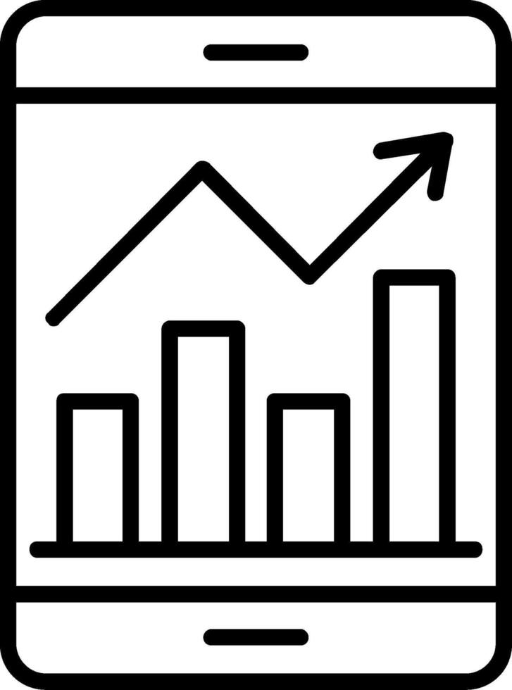 Trends Line Icon vector