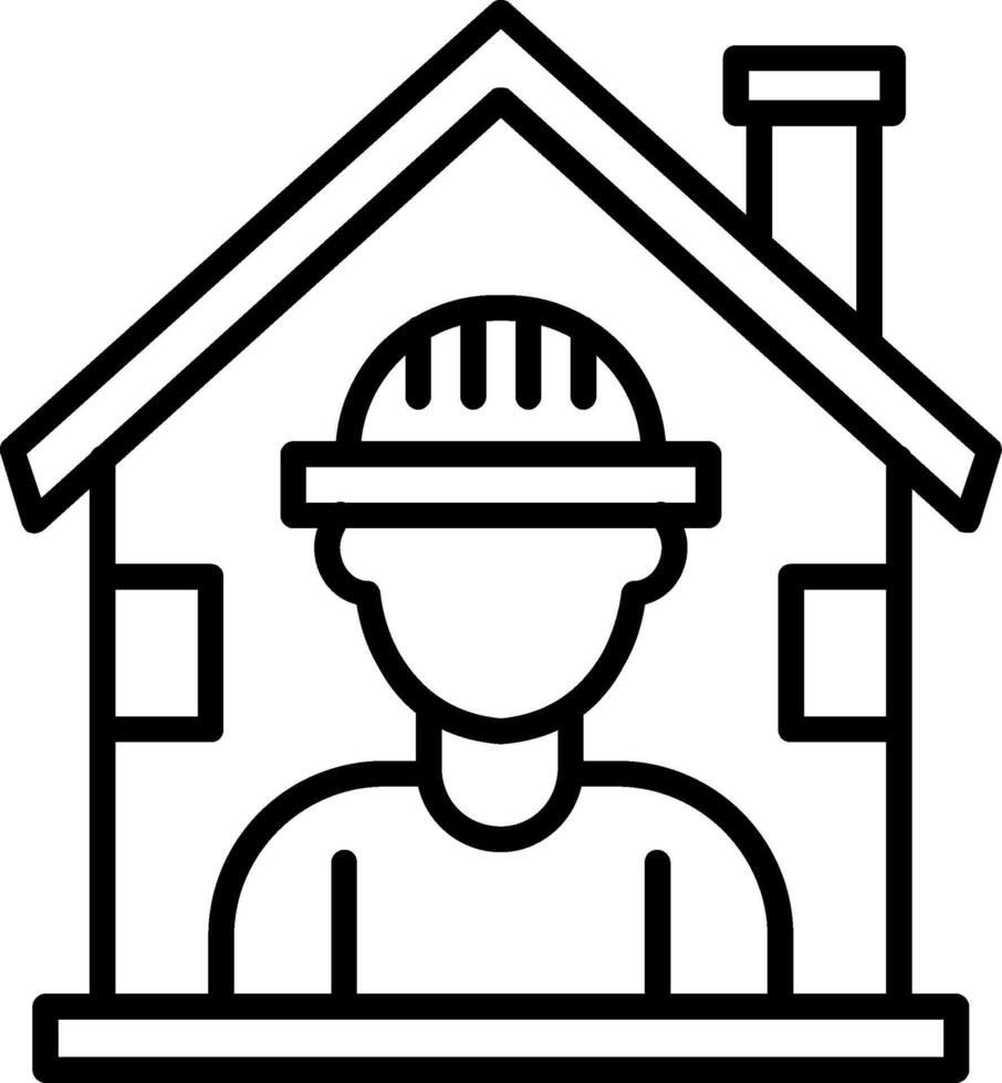 House Line Icon vector