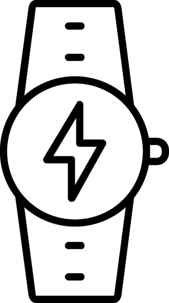 Charging Line Icon vector