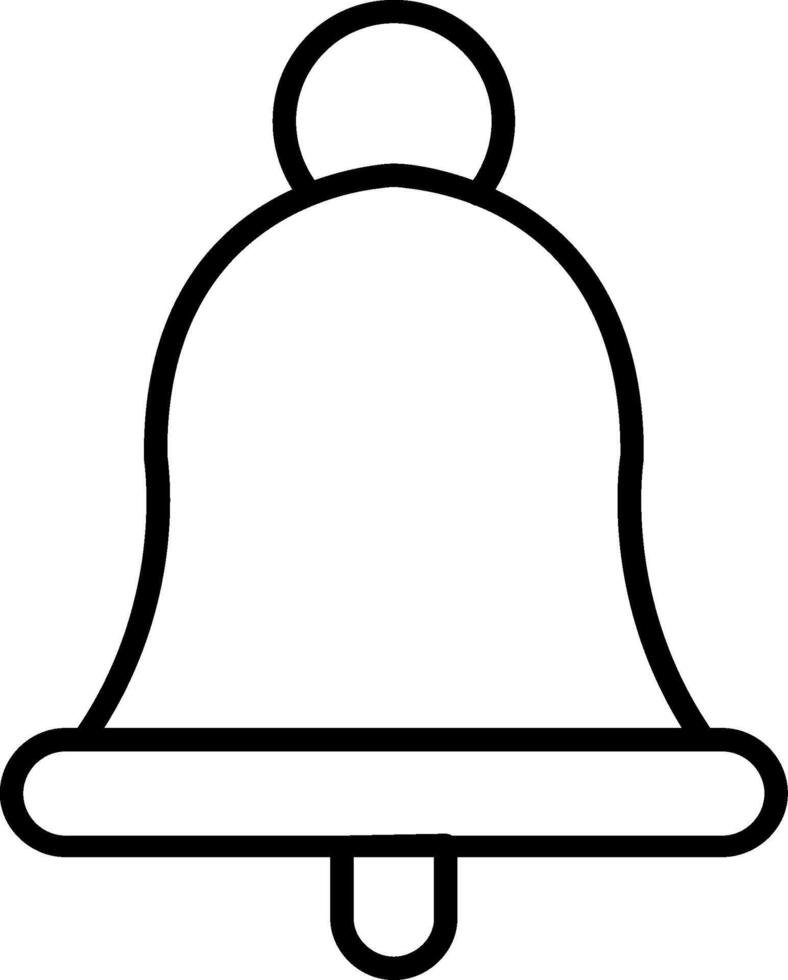 Bell Line Icon vector