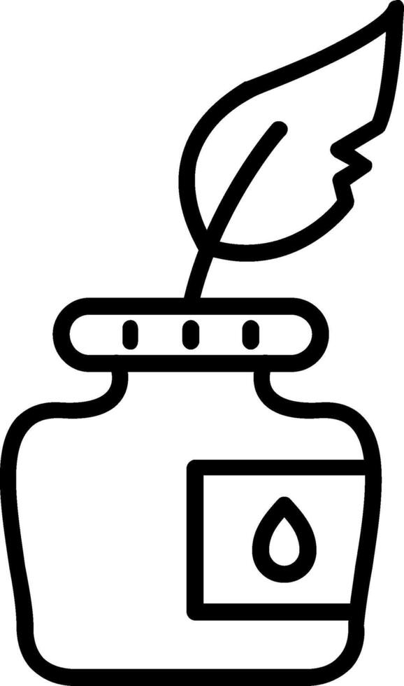 Ink Line Icon vector