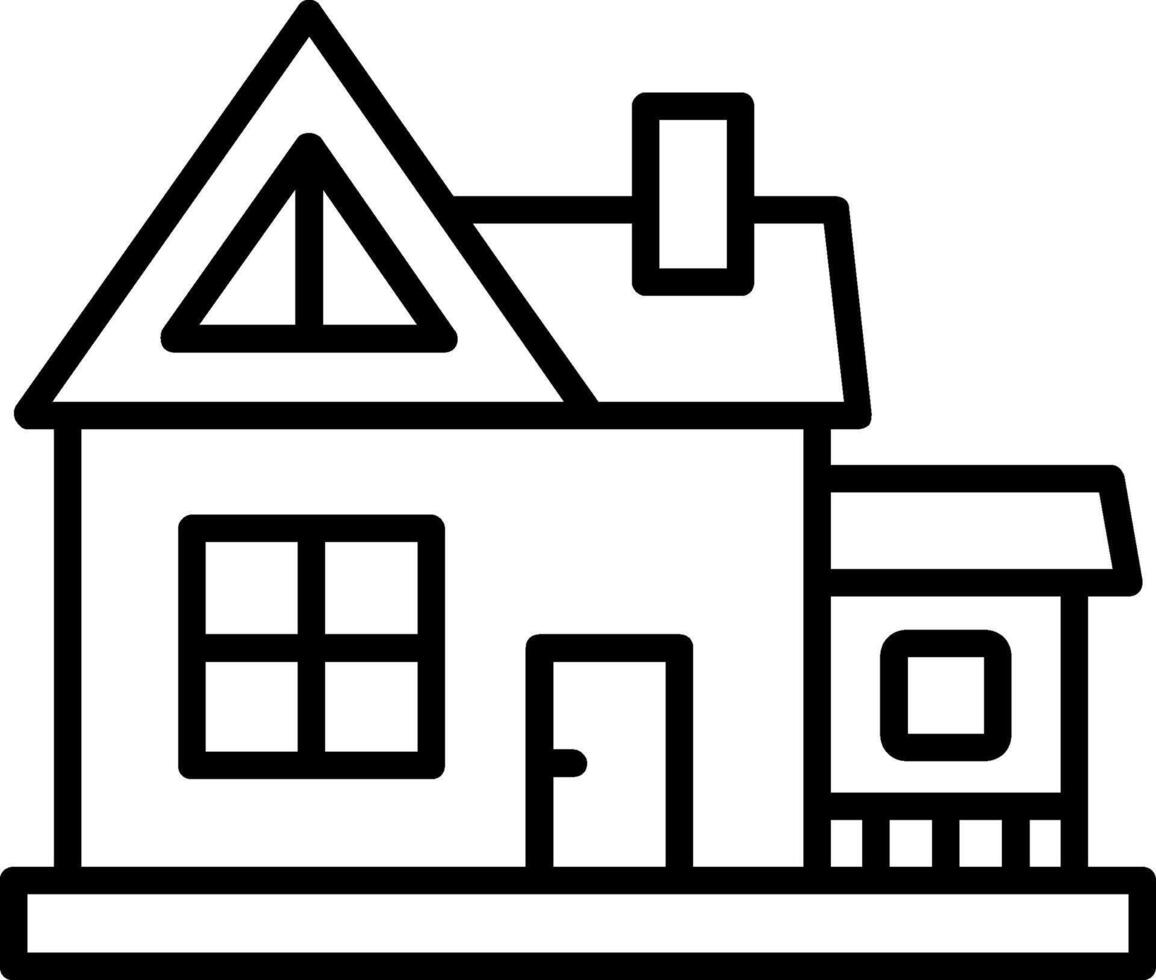 House Line Icon vector