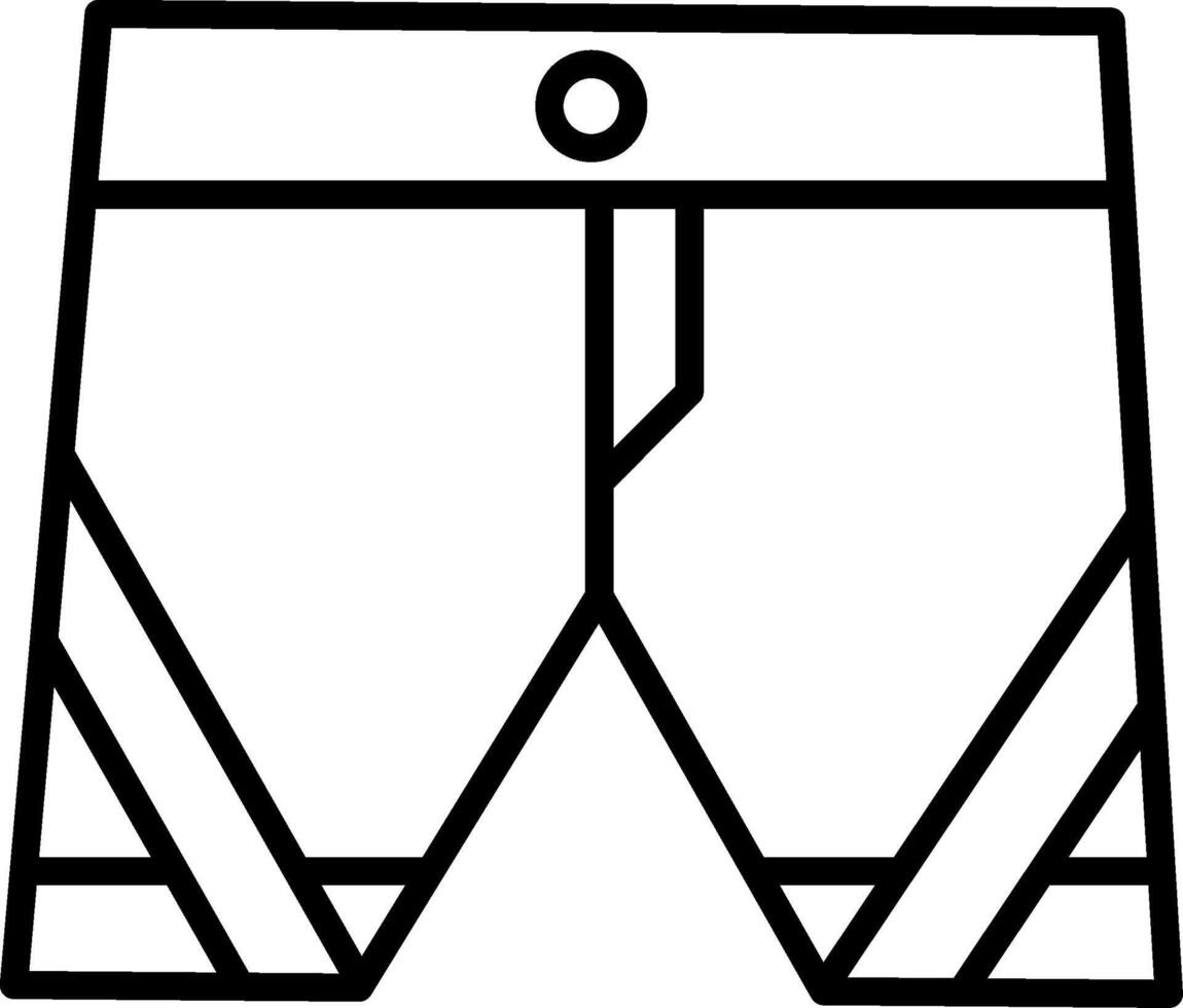 Boxer Line Icon vector