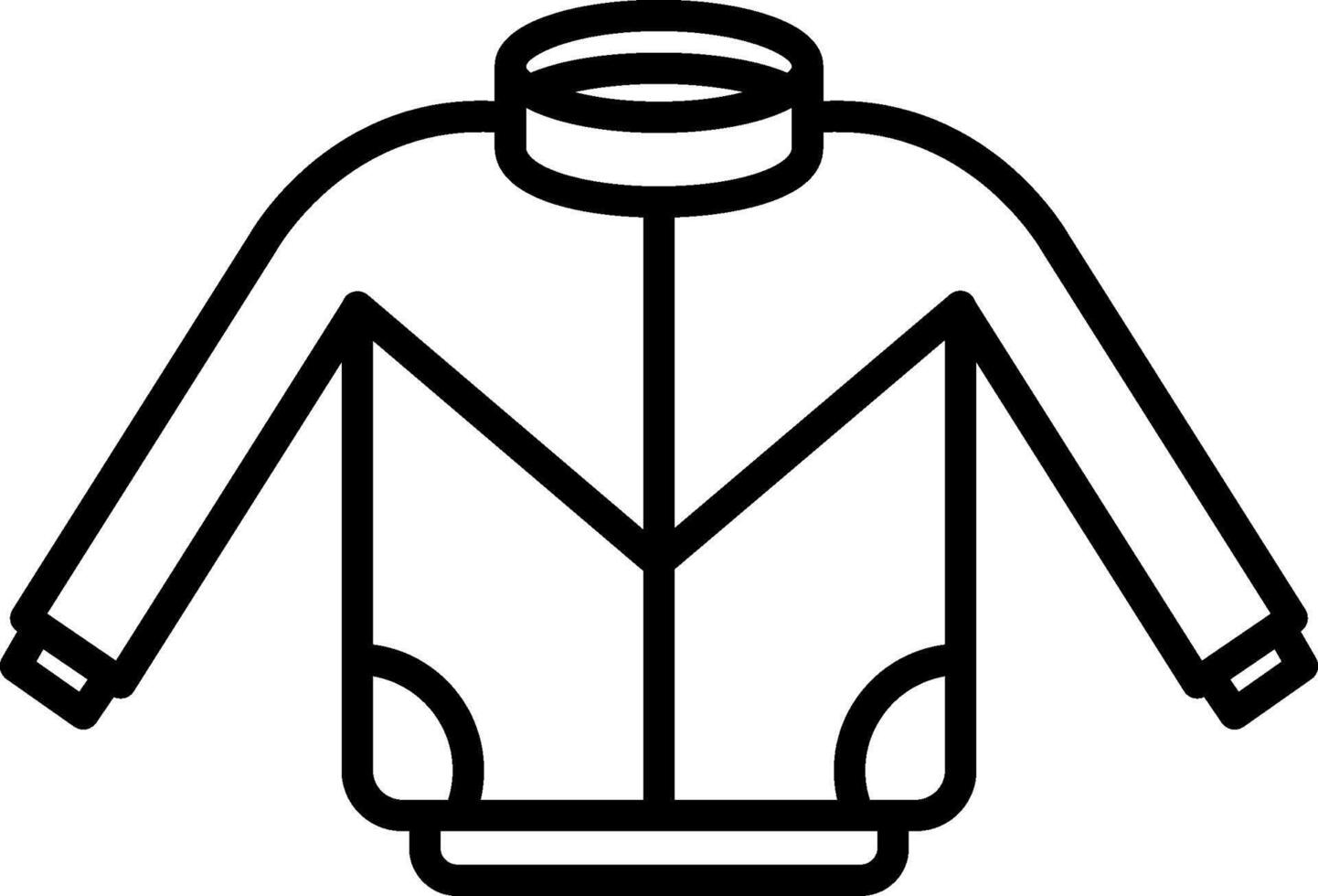 Jacket Line Icon vector