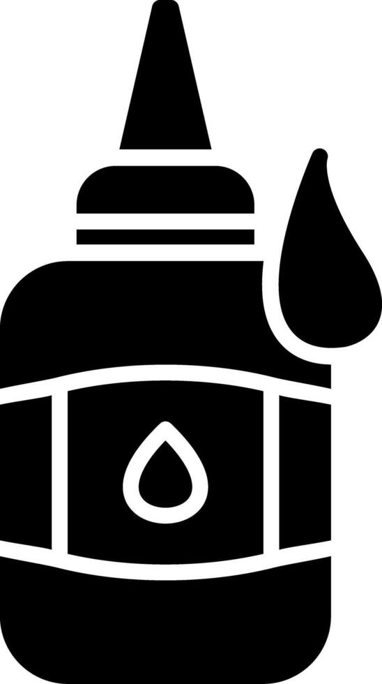 Glue Glyph Icon vector