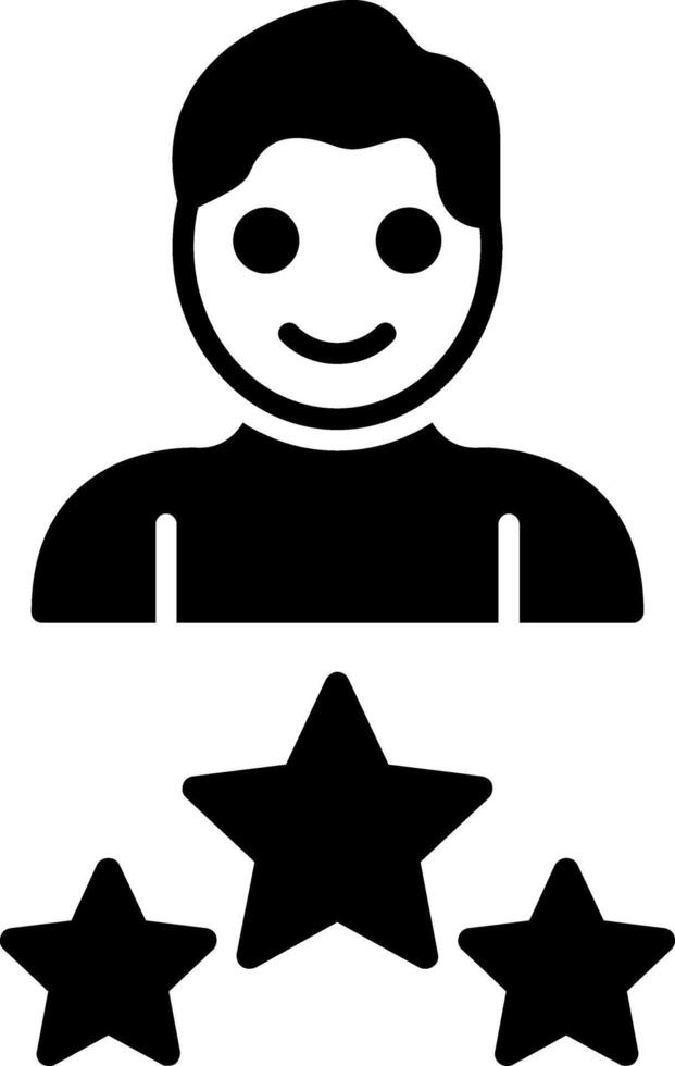 Expert Glyph Icon vector