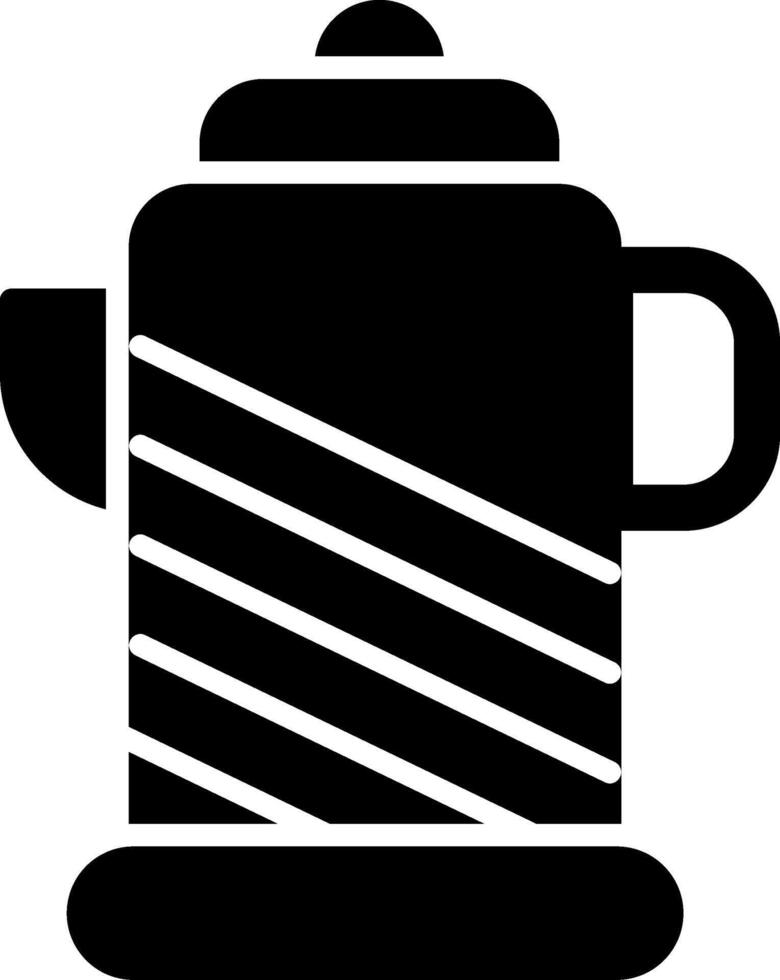 Kettle Glyph Icon vector
