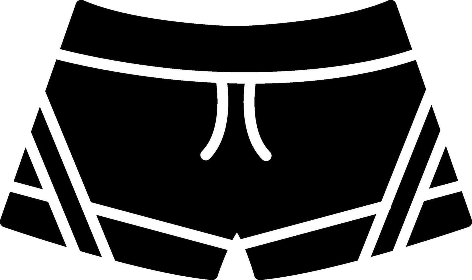Short Glyph Icon vector