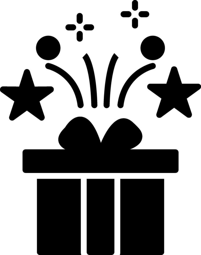 Gifts Glyph Icon vector