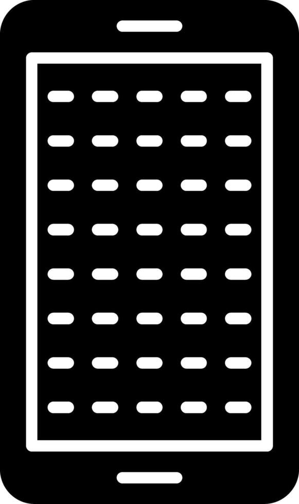 E Learning Glyph Icon vector