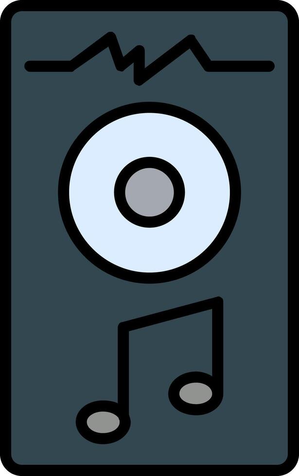 Mixer Line Filled Icon vector