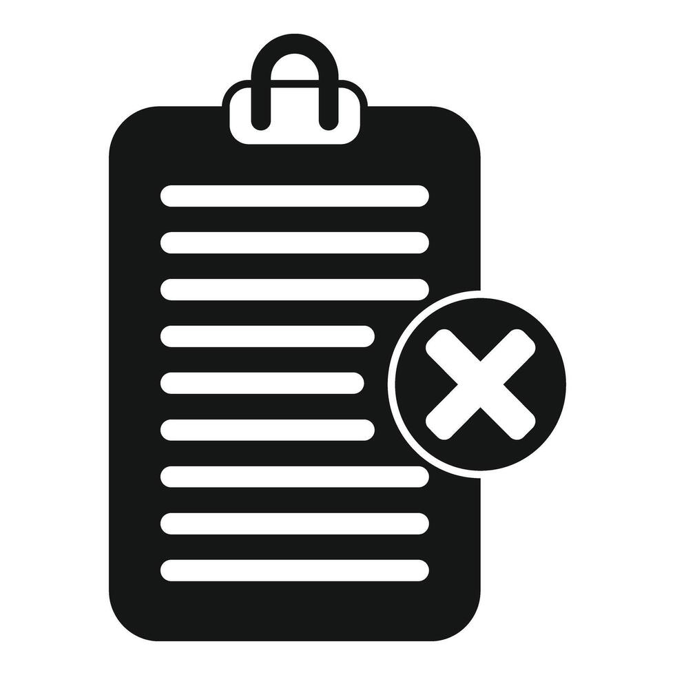 Paper file review icon simple . Disclaimer term vector