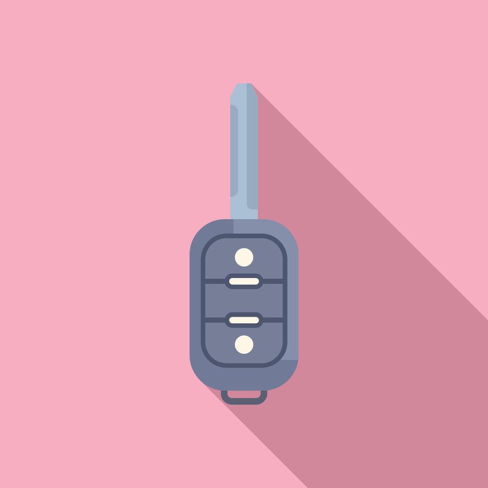 Digital smart key icon flat . Activate access vector