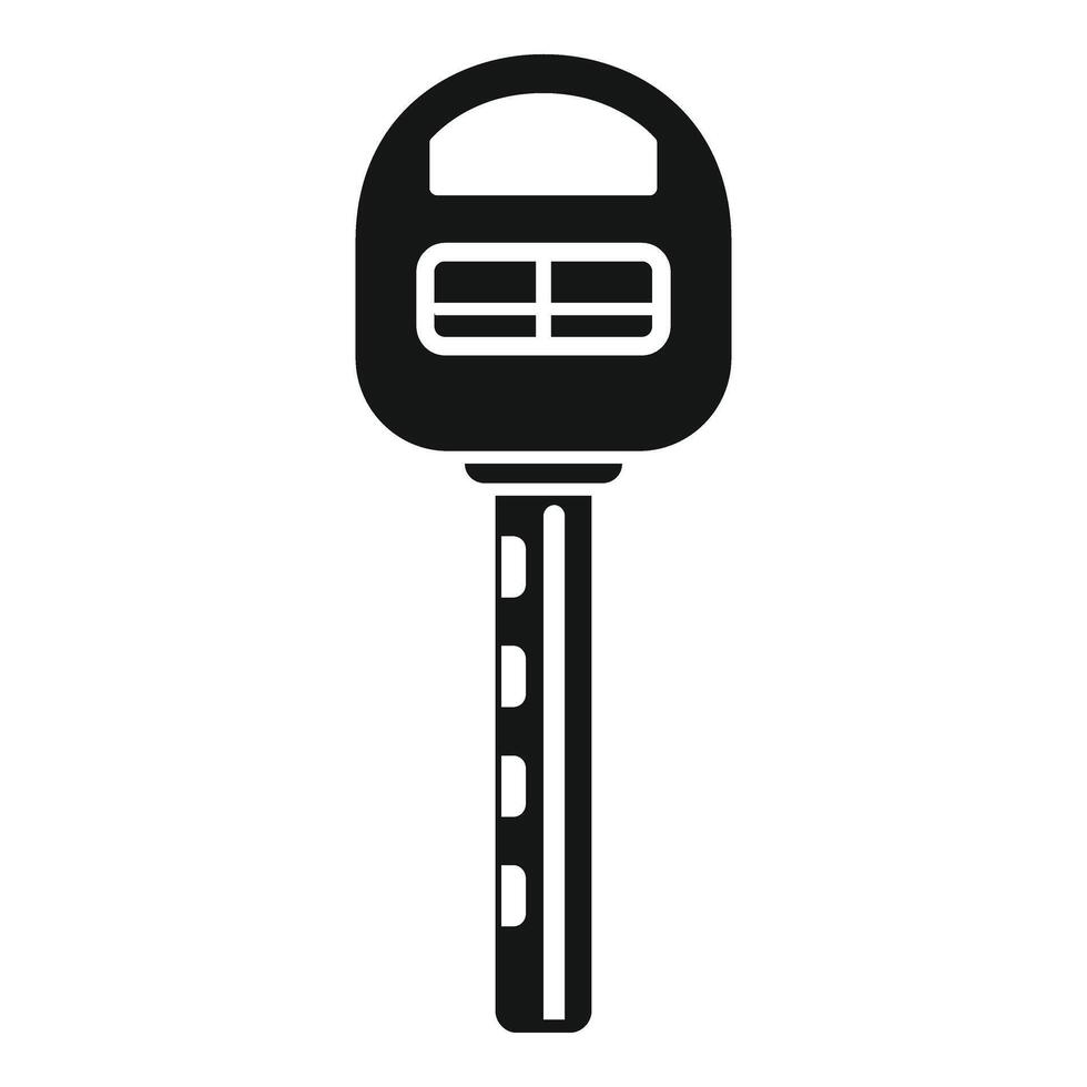 Smart vehicle key icon simple . Electronic access vector