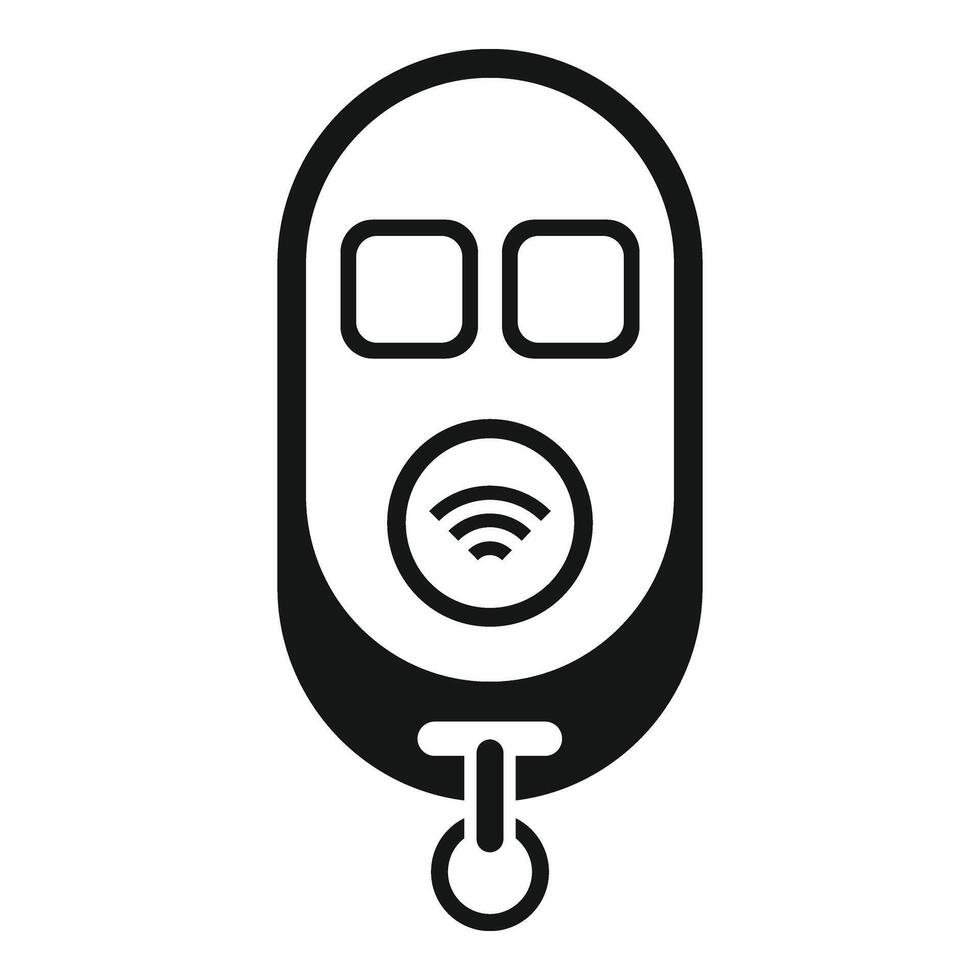 Control boot key icon simple . Smart security vector