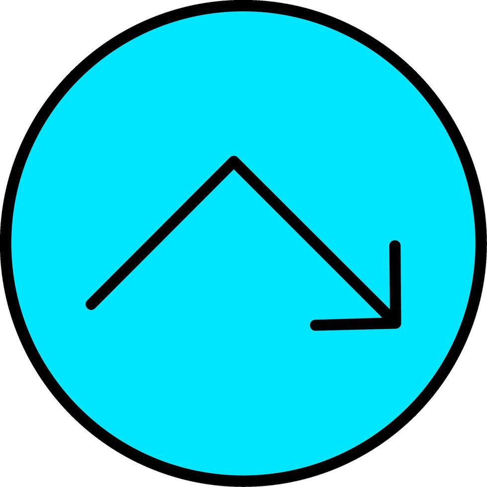 Bounce Line Filled Icon vector