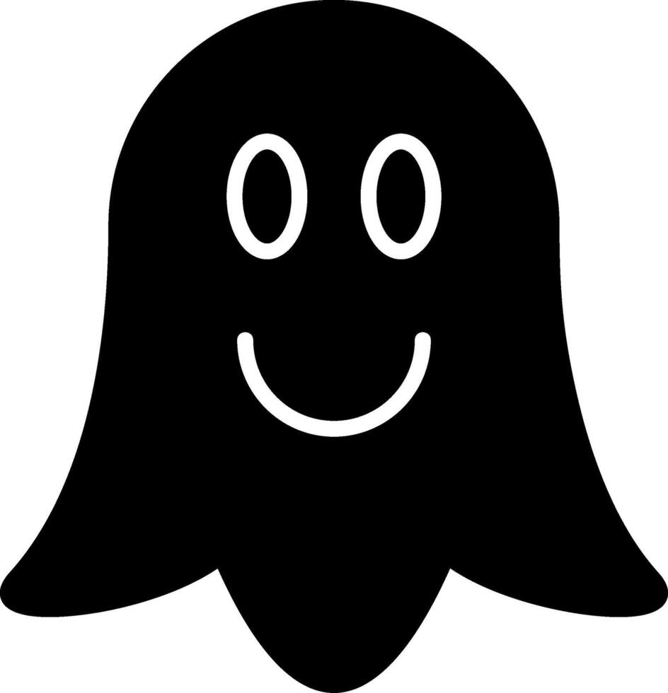 icono de glifo fantasma vector