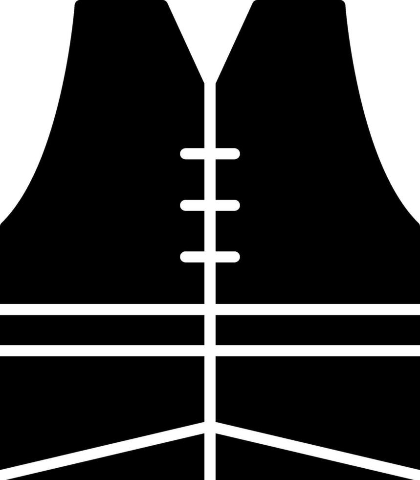 Vest Glyph Icon vector