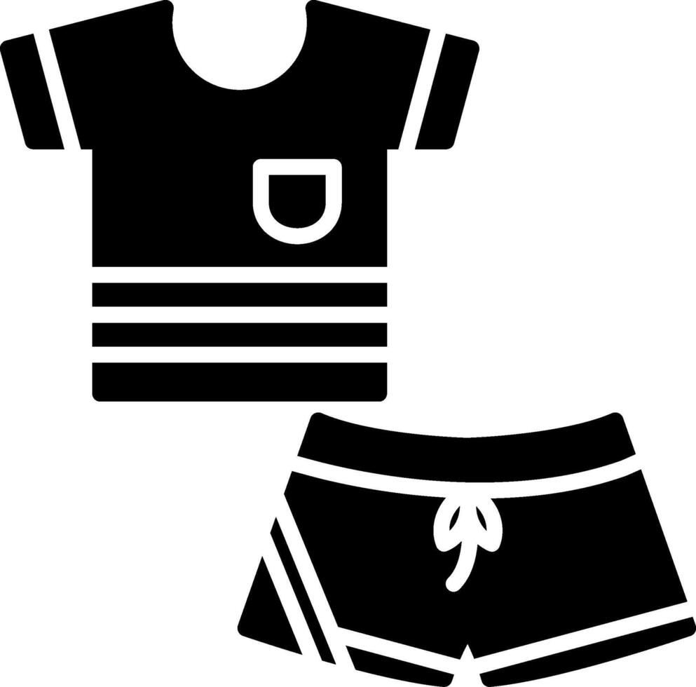Sportswear Glyph Icon vector