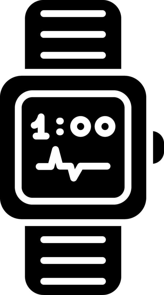 Watch Glyph Icon vector