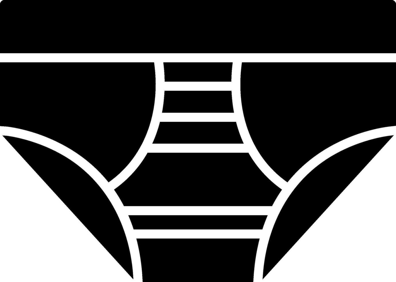 Underwear Glyph Icon vector