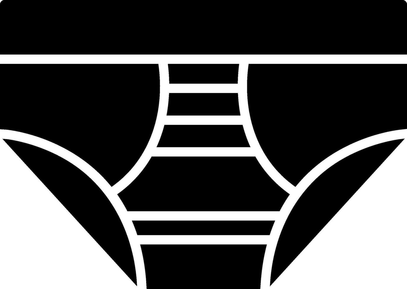 Underwear Glyph Icon vector