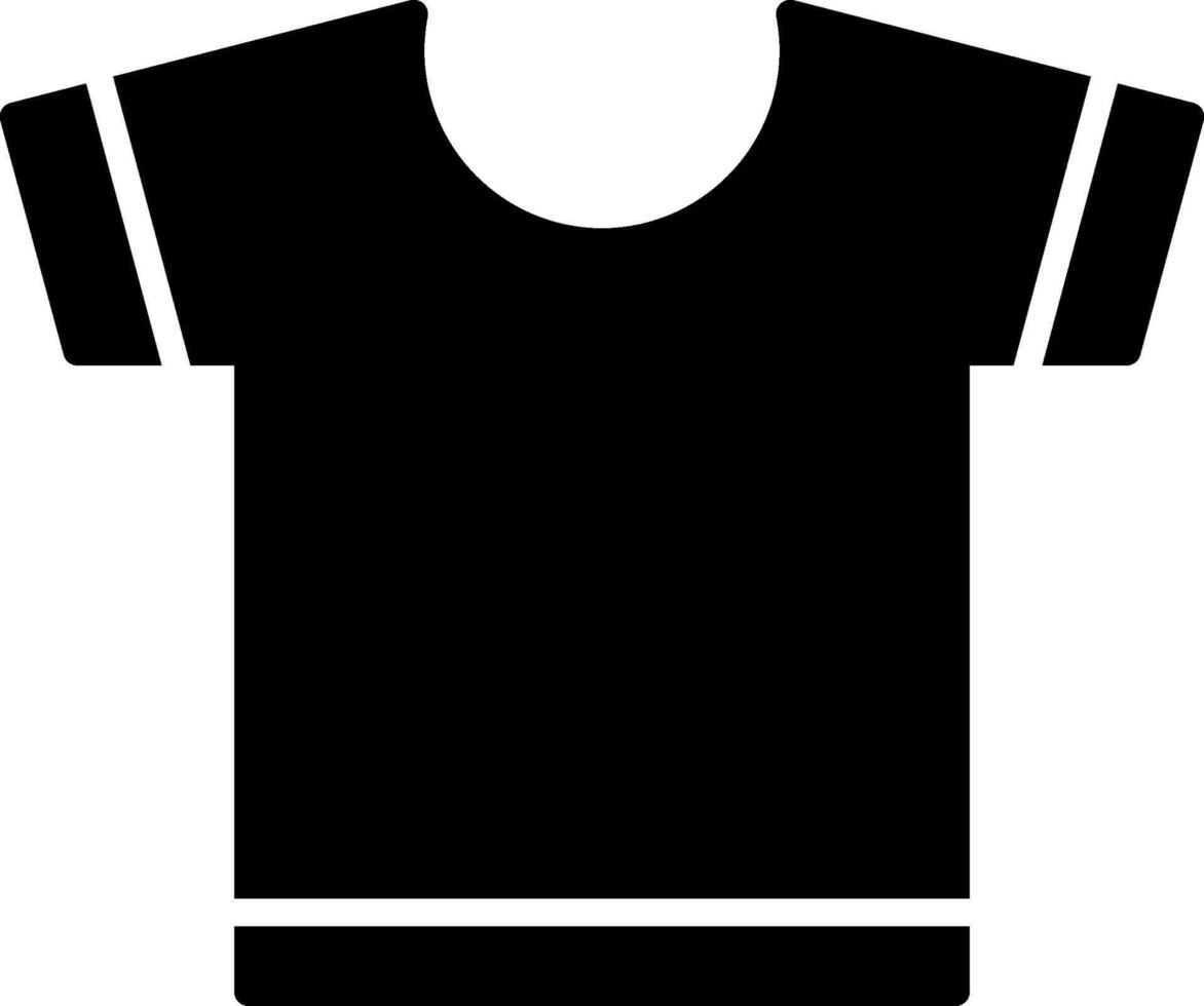 T Shirt Glyph Icon vector