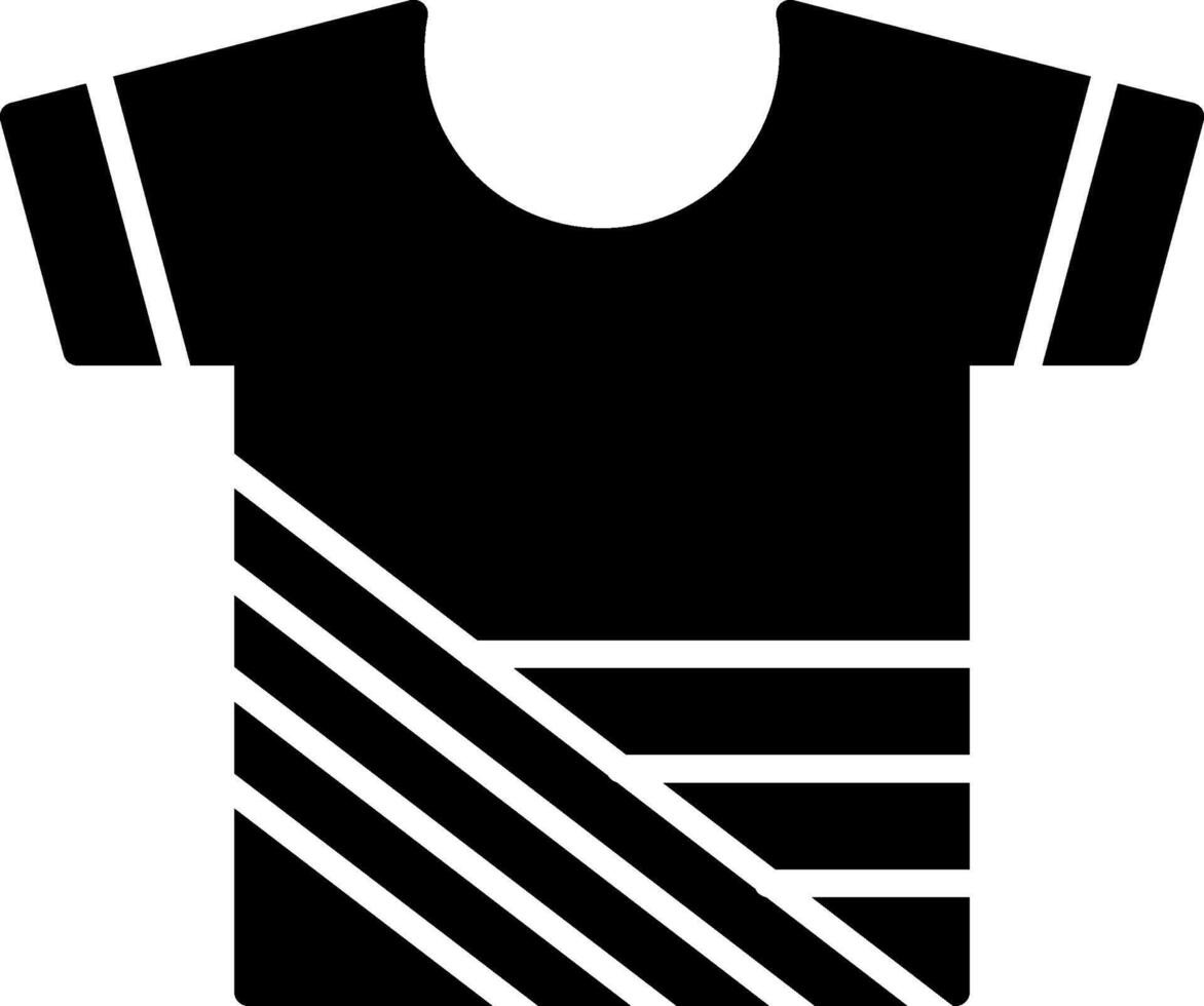 icono de glifo de camisa vector