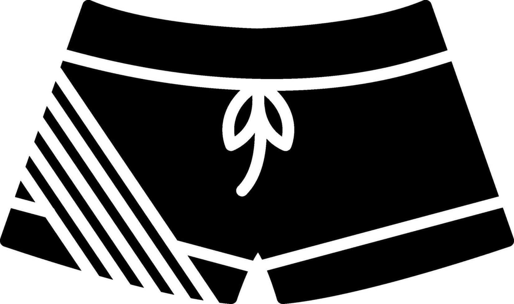 Short Glyph Icon vector