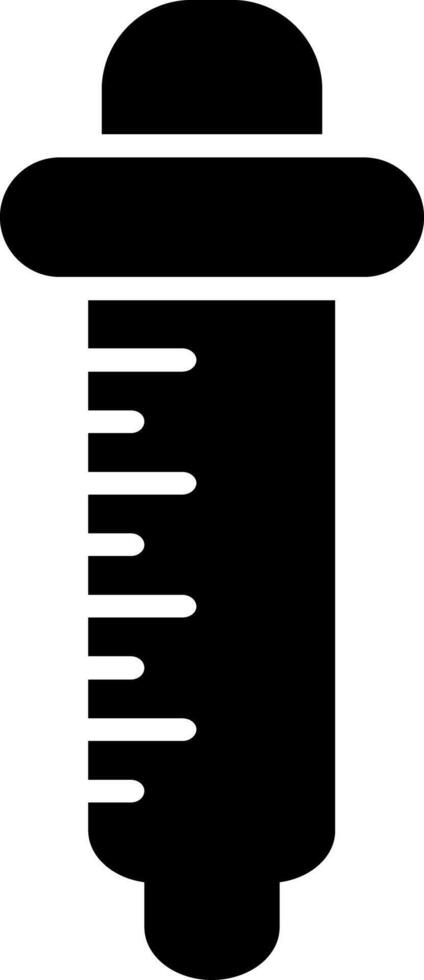 Pipette Glyph Icon vector