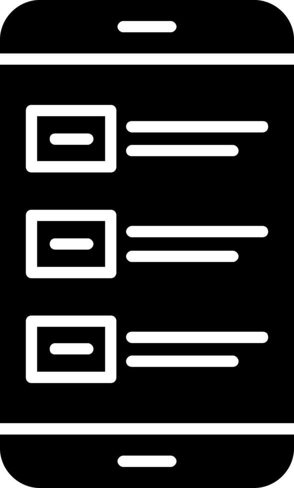 Survey Glyph Icon vector