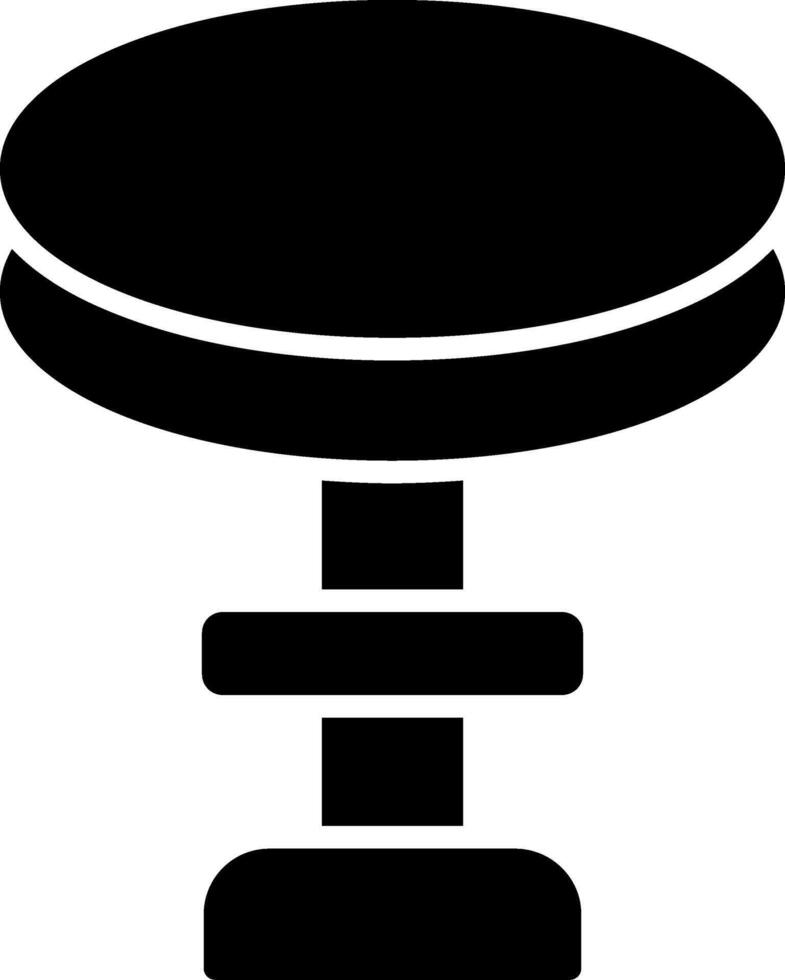 Stool Glyph Icon vector