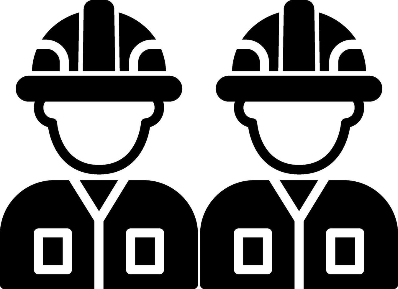 Worker Glyph Icon vector