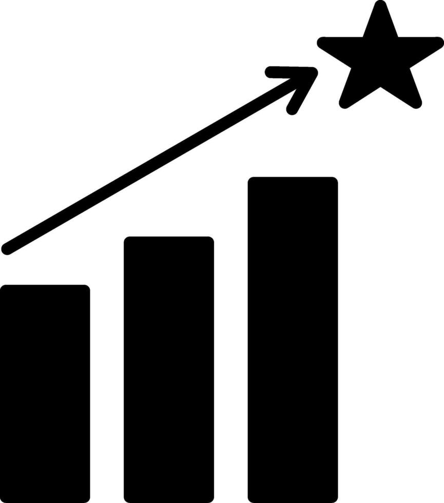 Rate Glyph Icon vector