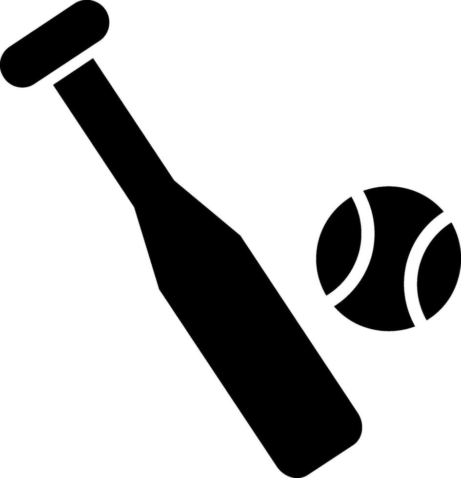 Baseball Glyph Icon vector