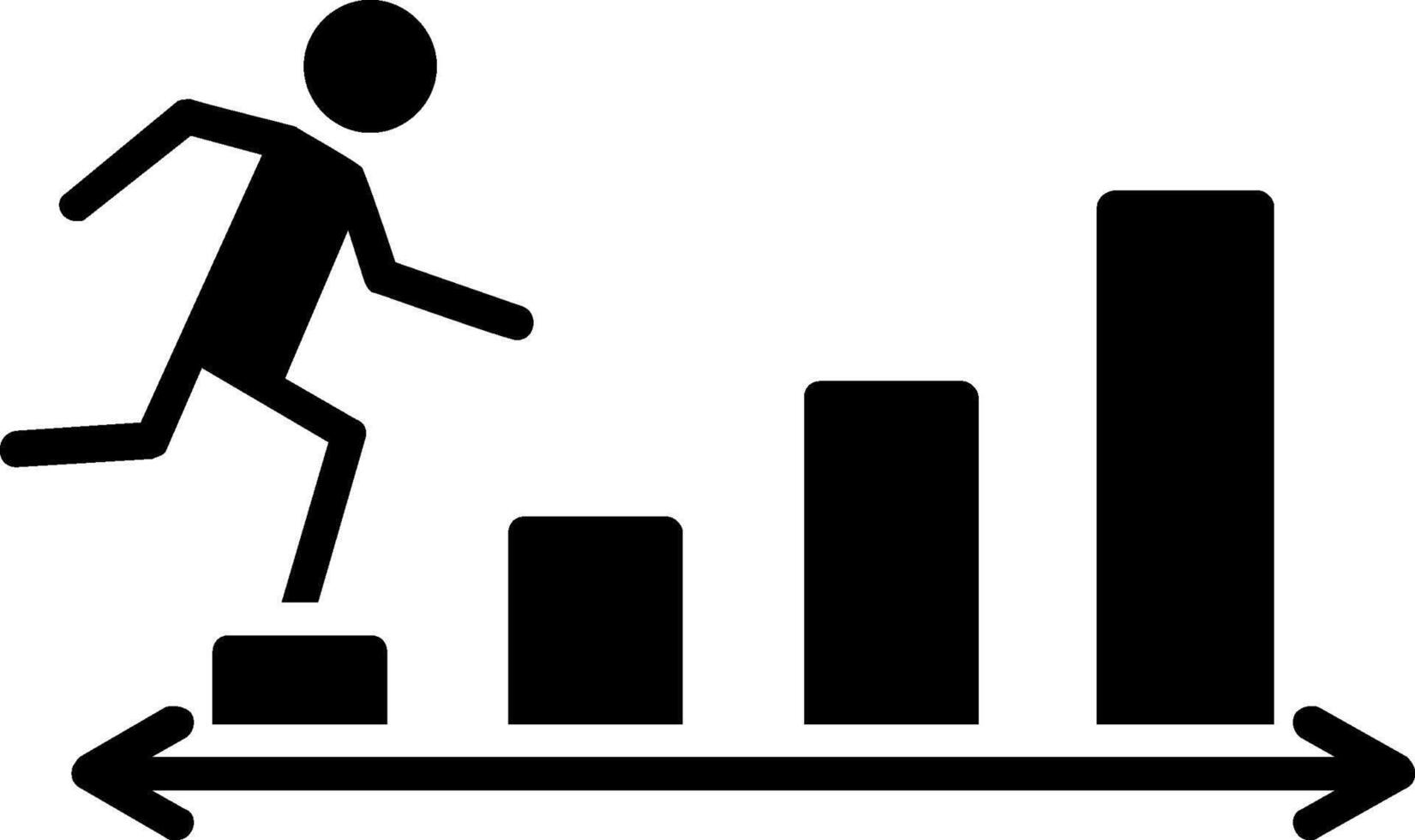 Commerce Career Glyph Icon vector
