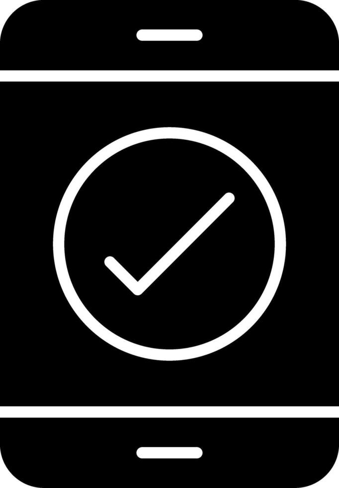 Phone Glyph Icon vector