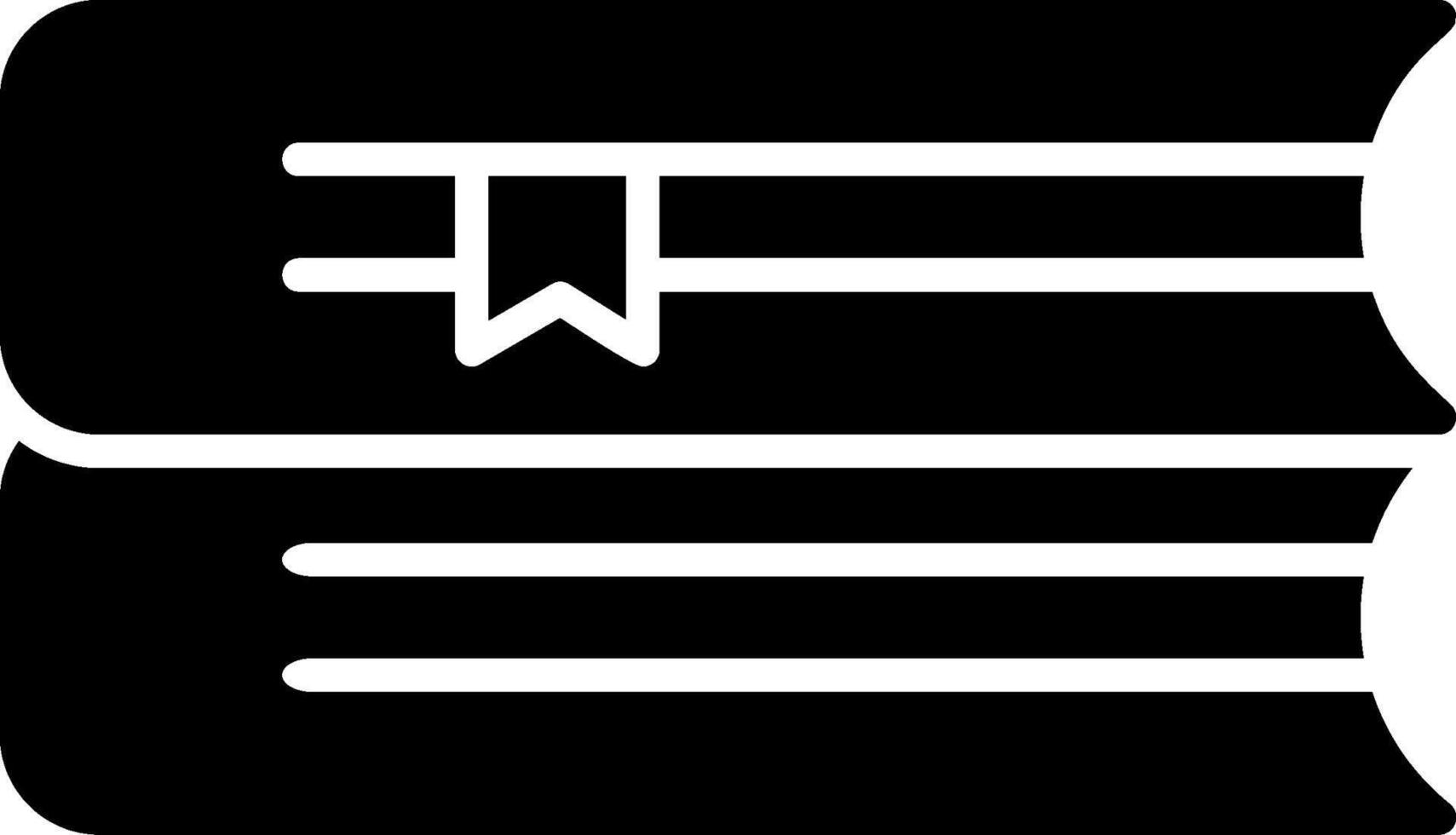Books Glyph Icon vector