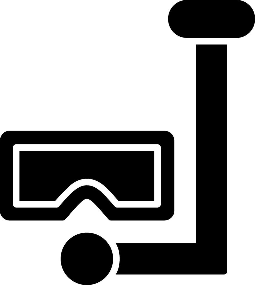 Snorkle Glyph Icon vector